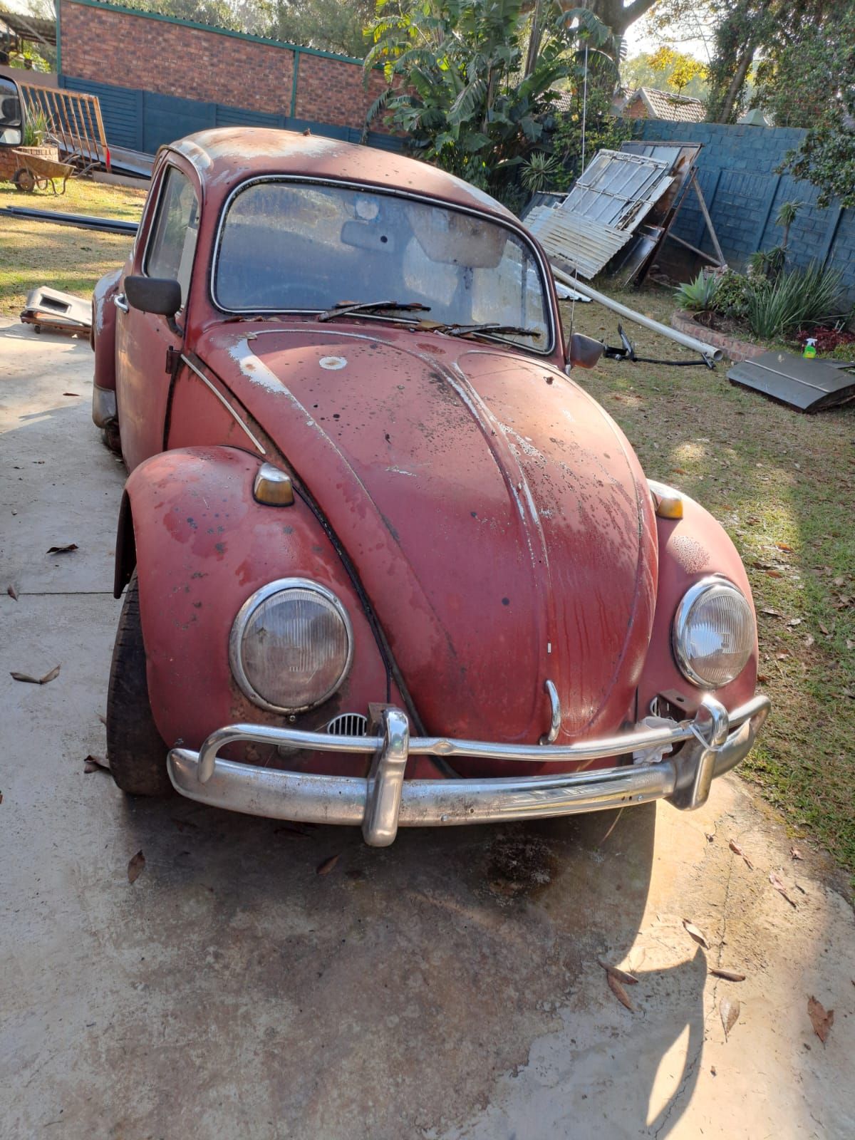 1967 Volkswagen Beetle Non-driving and No Papers. Engine is able to turn (Engine not seized). Sold as is